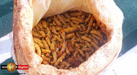 5,300 Kg of dried turmeric seized from Indian boat that illegally entered Sri Lankan waters