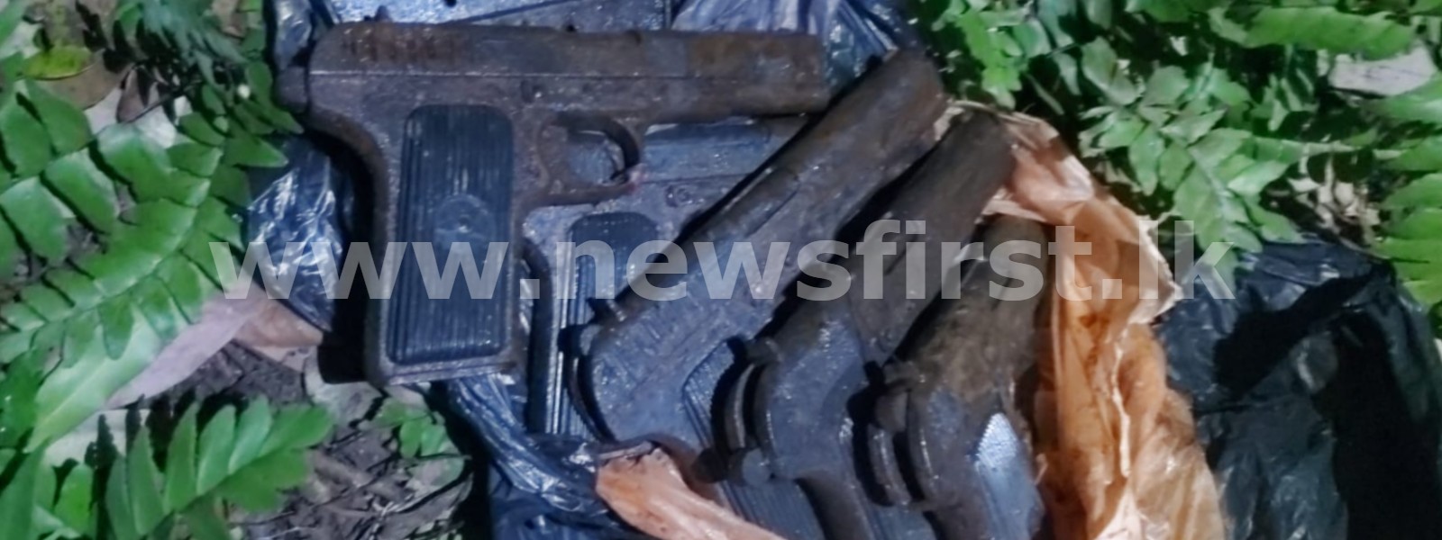 Weapons caches discovered from Weligama