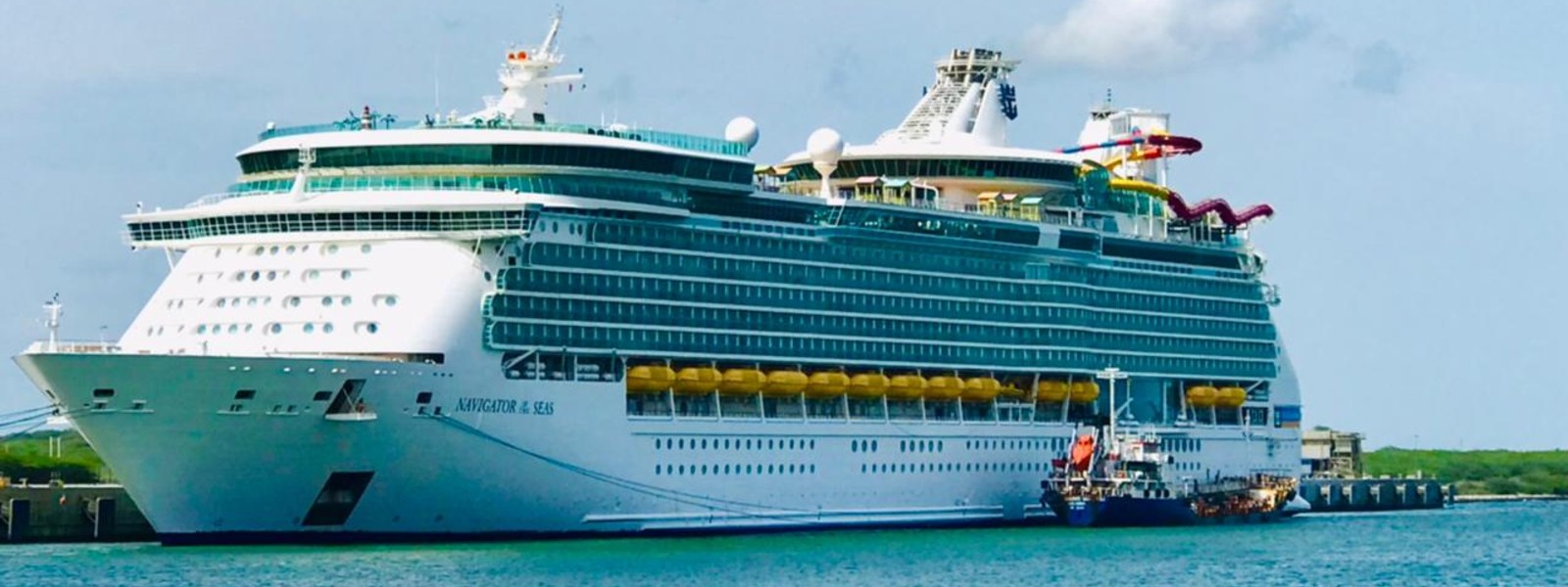 Cruise ship ‘Navigator of the Seas’ at Hambantota Port