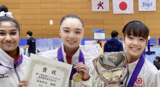 Milka wins gold in Yamagata