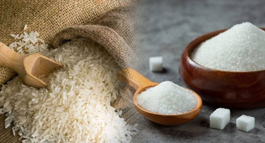 Maximum Retail Price (MRP) imposed for Rice and Sugar