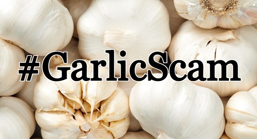 #GarlicScam :  Rogue Businessman Profited In Excess of Rs. 10 Mn