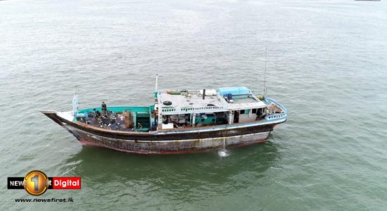 Foreign fishing vessel carrying heroin worth over Rs. 3 Billion intercepted by Navy