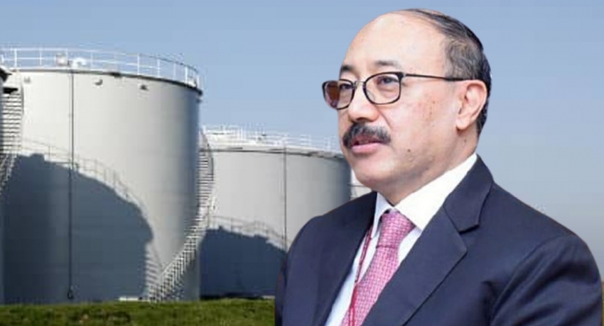 Indian Foreign Secretary inspects Trincomalee Oil Tank Farm