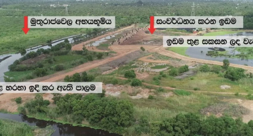 Report on Muthurajawela wetland construction today