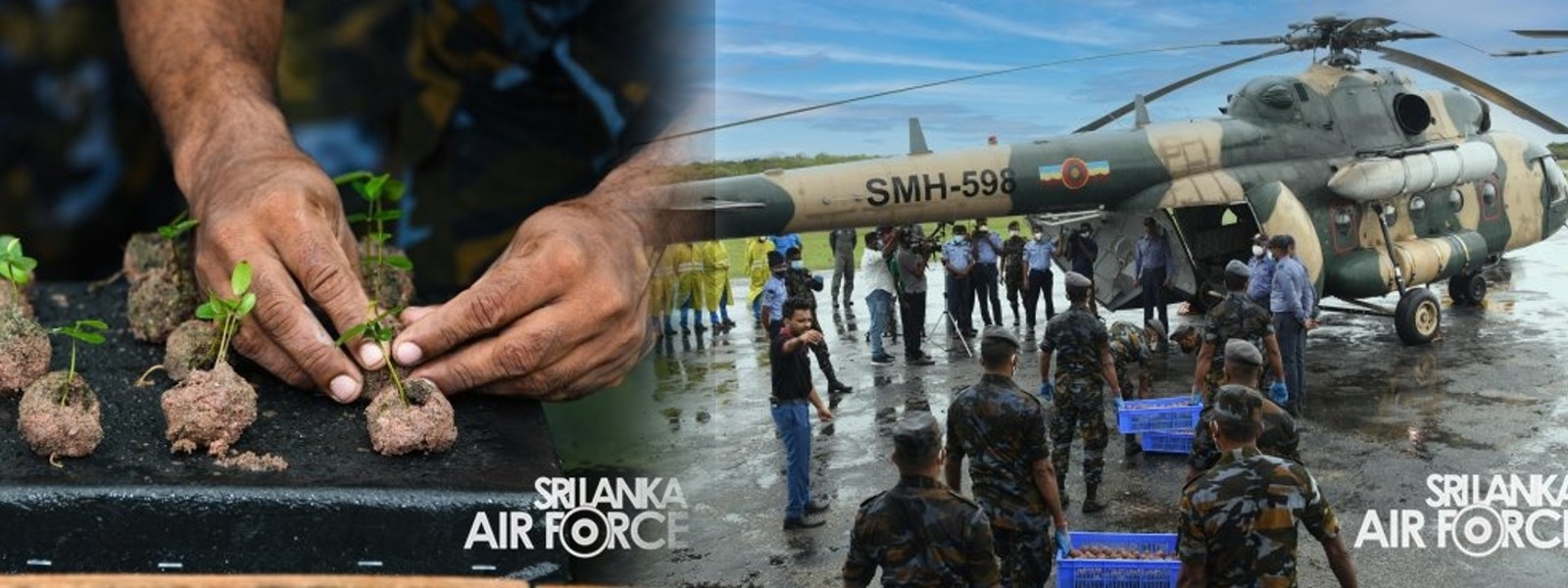 SLAF executes another Aerial Seed Bombing Operation