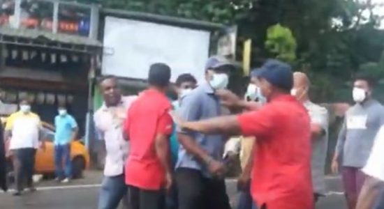 Ruling members & Opposition clash on Jogging Track