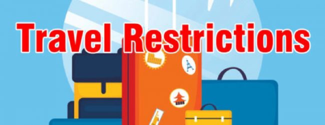 Inter-Province Travel Restrictions Extended to 31st October