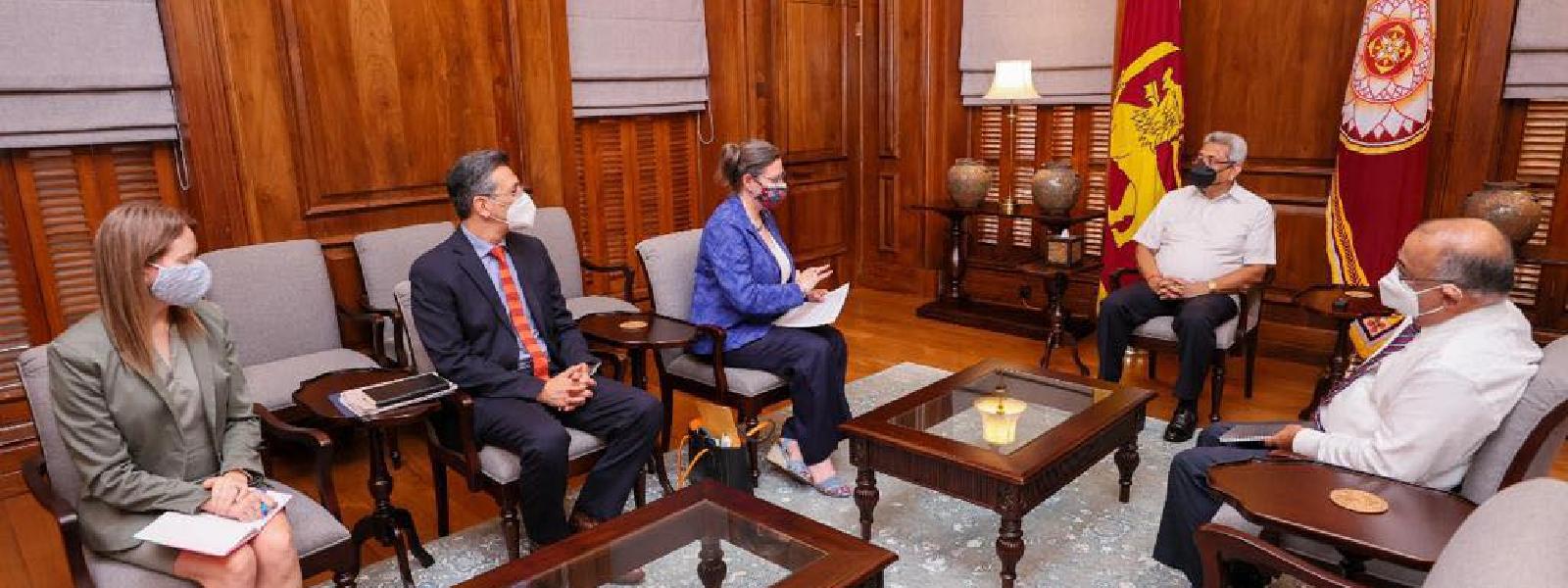 President thanks US for support against COVID