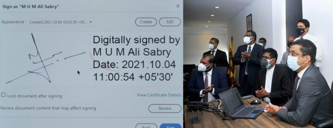 Justice Ministry goes Digital, incorporating digital signatures
