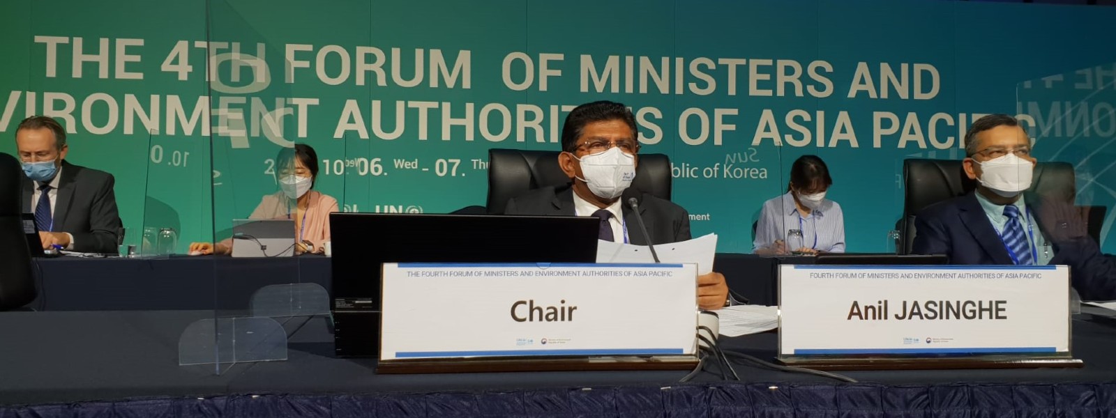Dr. Anil Jasinghe appointed Chair of 4th AP Forum of the UNEP