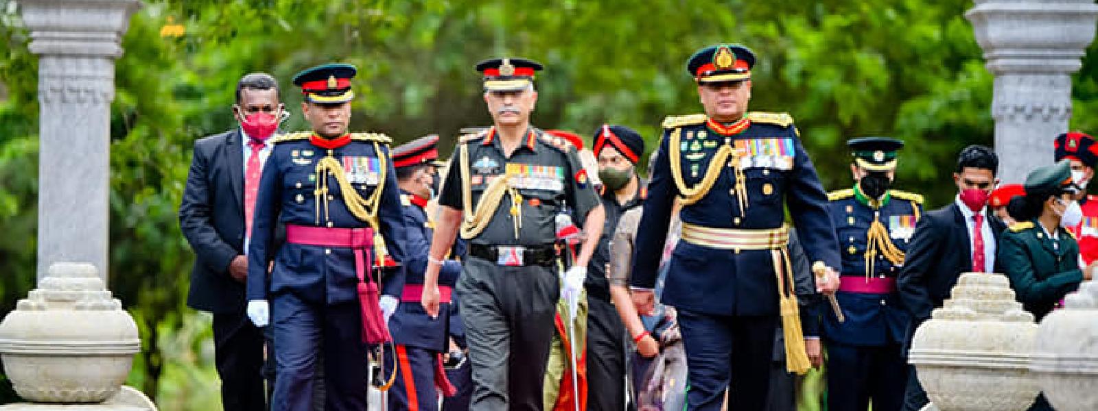 Indian Army Chief at Gajaba Regiment