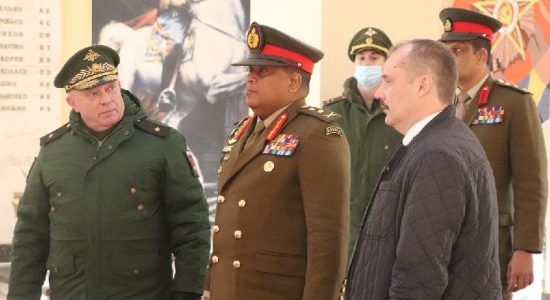 Army Chief at Moscow Higher Combined Arms Command School
