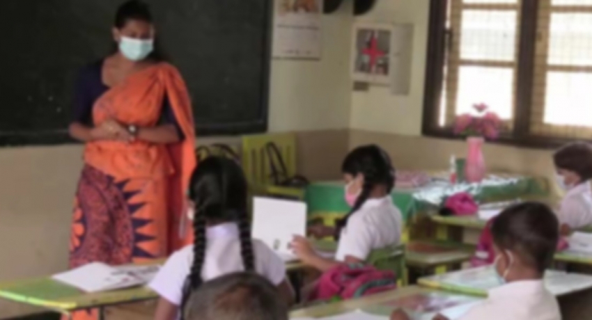 Sri Lanka opens schools for primary students after almost five months