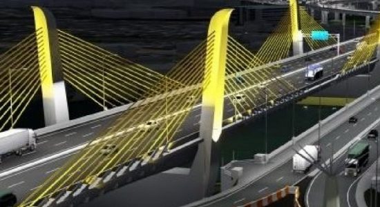 New Kelani Bridge to open on Wednesday (24).