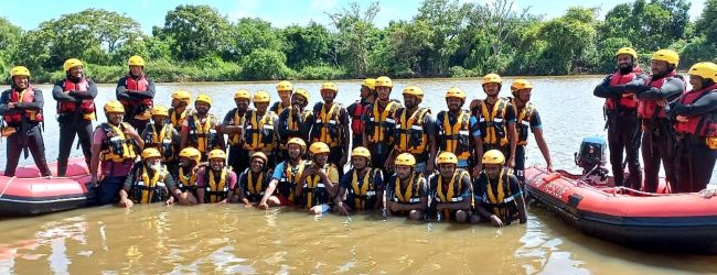 Swift Water Rescue training for rural Mannar Community by #APAD