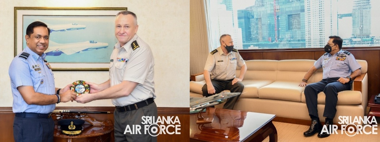 Ukraine Defence Attache meets Air Force Commander