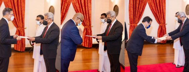 New Diplomats present credentials to President