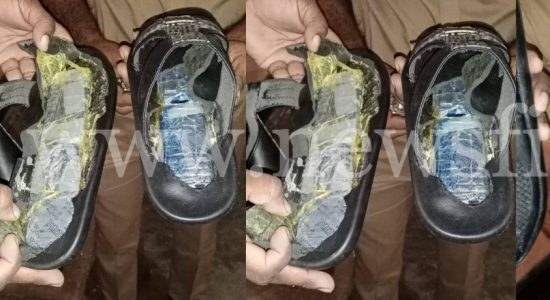 Prisoner attempts to smuggle phones in shoes