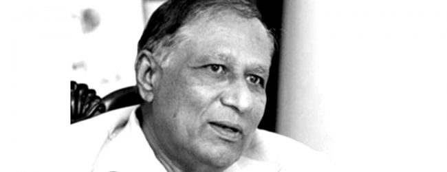 Former Minister Sirisena Cooray passes away