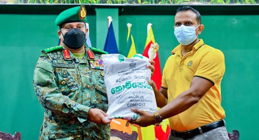 Army produced organic fertilizer handed over to ‘Lak Pohora’