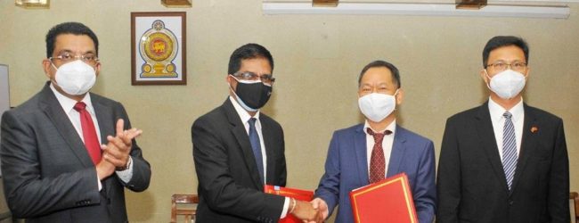 SL-China inks Rs. 8Bn agreement to renovate SC complex