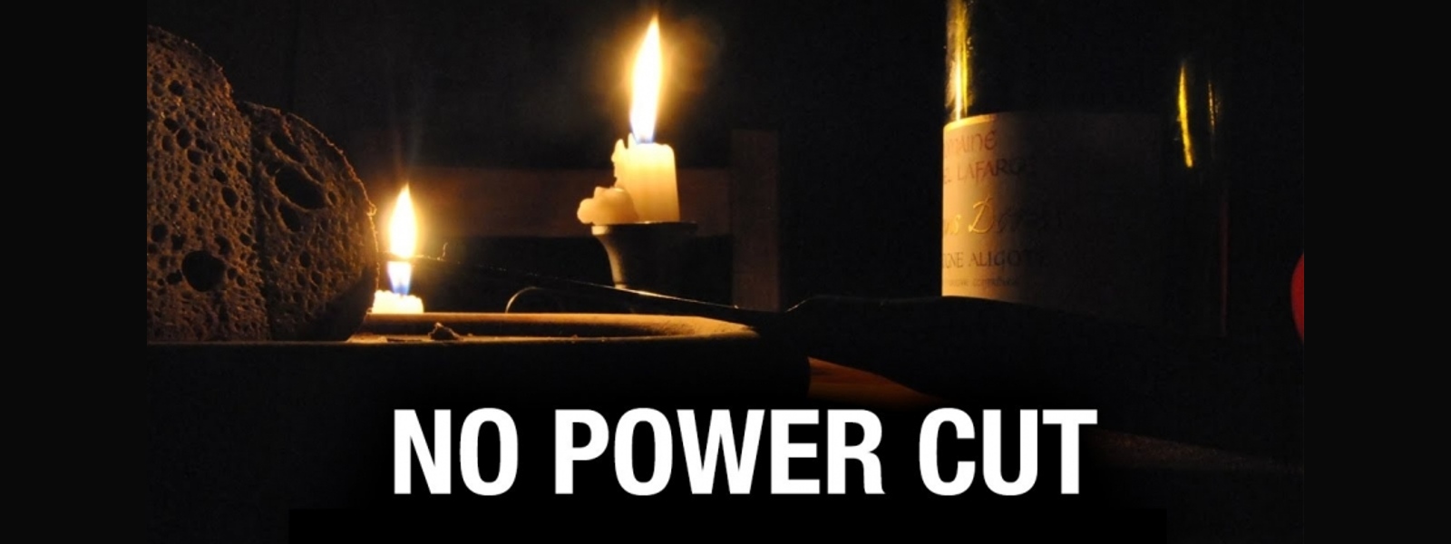 NO power outages after 6:30 PM