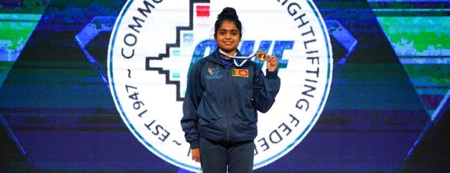 SL wins Gold at Commonwealth Weightlifting Championship