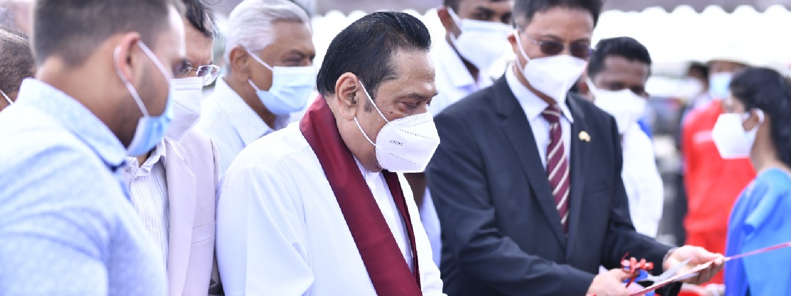 PM Rajapaksa in H’tota; Inspects projects at Hambantota Port