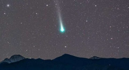 Comet Leonard visible to earth in December, spending 35,000 years traveling toward the sun.