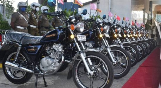 Chinese Ambassador gifts ten motorcycles to Police