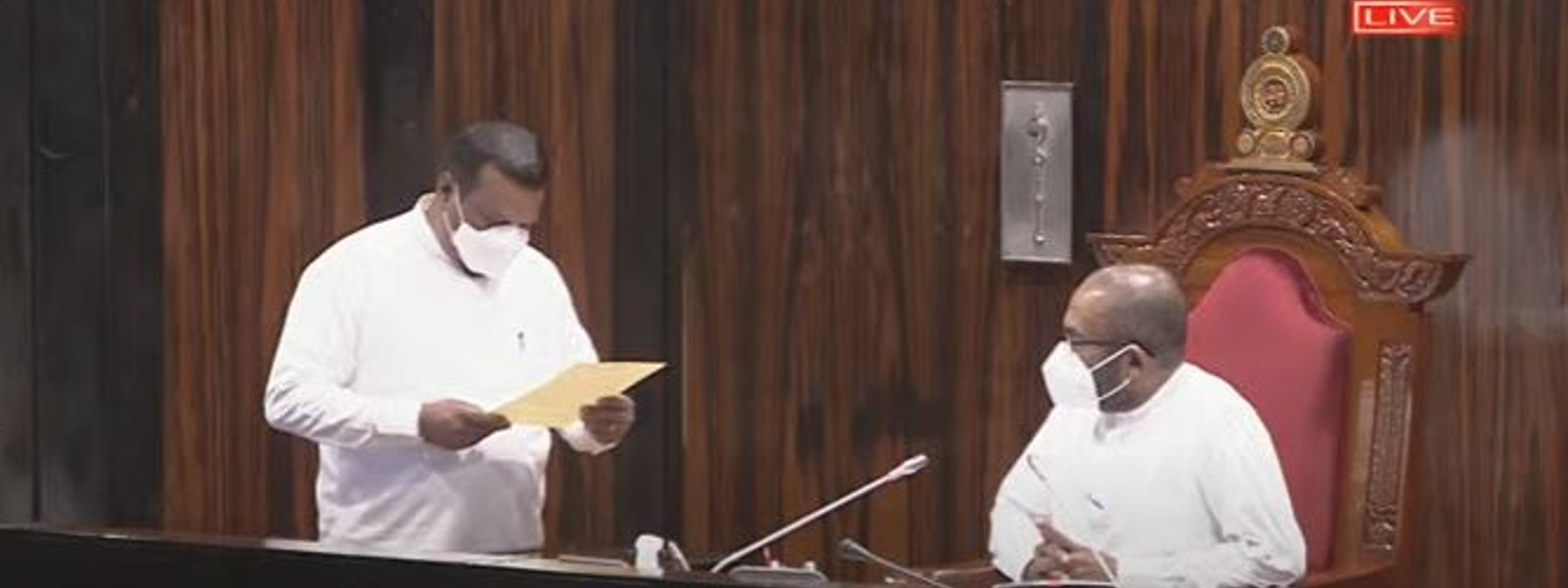 Manju Lalith takes oath as a MP