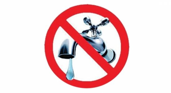 Water cut for several areas on Sunday (12)