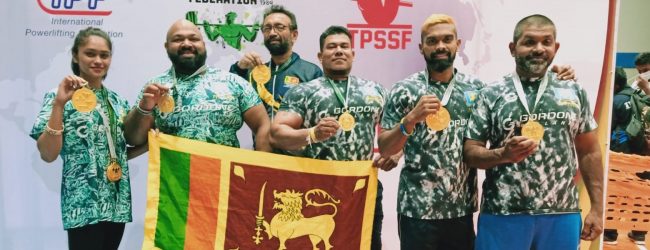 Sri Lankan powerlifters bag 14 gold medals in Asian Championship