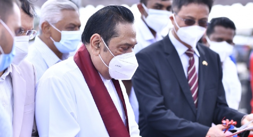 PM Rajapaksa in H’tota; Inspects projects at Hambantota Port