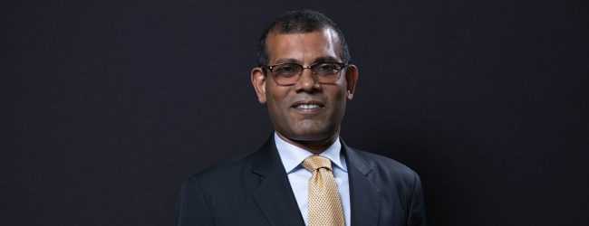 Maldives Speaker Mohamed Nasheed in Sri Lanka
