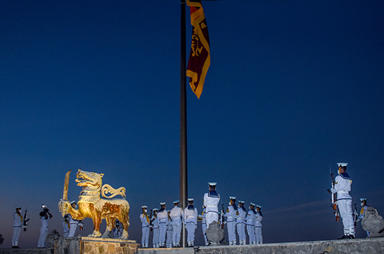 Navy takes over hoisting of National Flag at Galle Face and Ceremonial Guard at President’s House