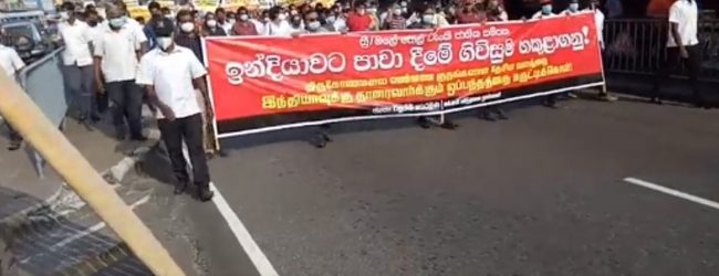 LIVE: JVP protest in Colombo