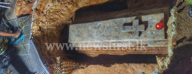 Ancient tomb discovered from Wennappuwa Church premises