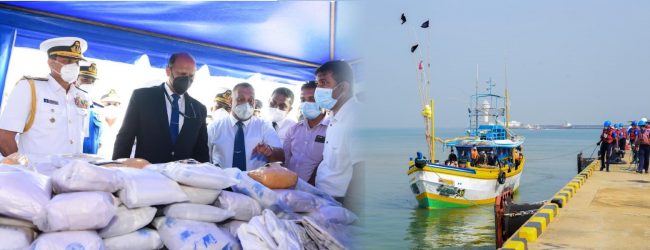 (VIDEO) Rs. 3.4 Bn worth heroin seized in international waters, brought to Colombo