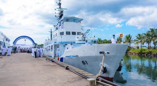 Navy hands over ex SLNS ‘Jayasagara’ to Sri Lanka Coast Guard