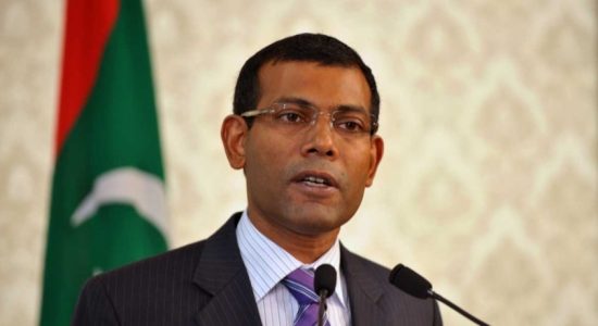 Maldives Speaker Mohamed Nasheed in Sri Lanka