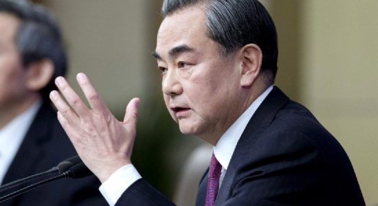 Chinese Foreign Minister due to arrive in SL