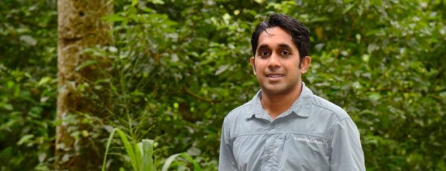 Lahiru appointed Asia Forest Coordinator after discovery of new species of flowering tree