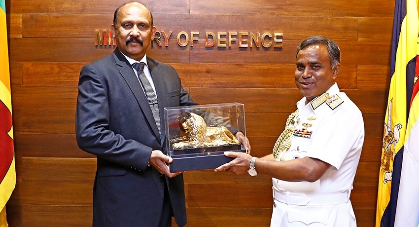 Bangladesh Navy Chief meets Defence Secretary