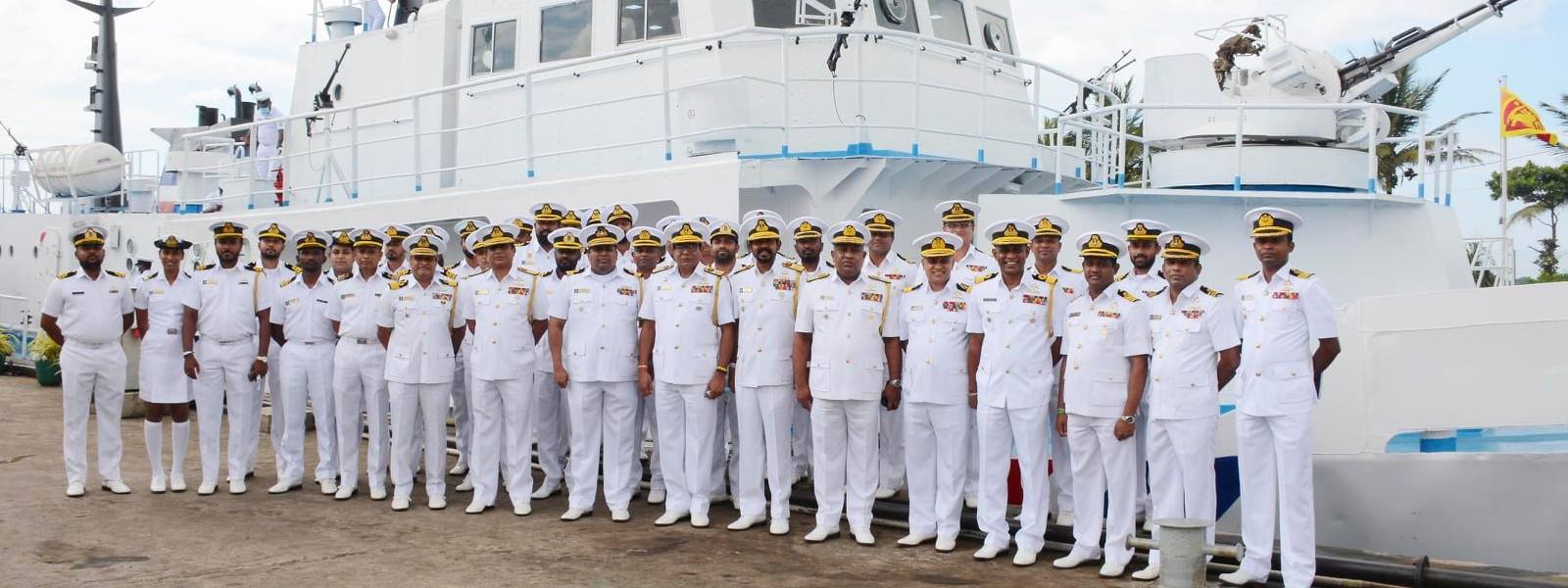 Navy hands over P 601 to Sri Lanka Coast Guard