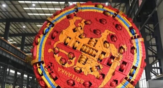 Tunnel machine unveiled for Elahera Canal project