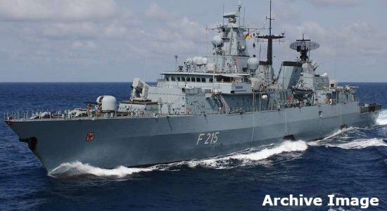 (PICTURES) German Submarine Hunter ‘Bayern’ in Colombo