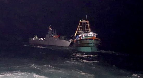 02 Indian trawlers seized & 22 Indian fishermen arrested in Sea of Sri Lanka