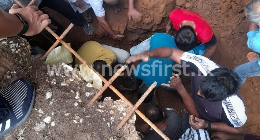 Three dead in Wattegama earth mound collapse
